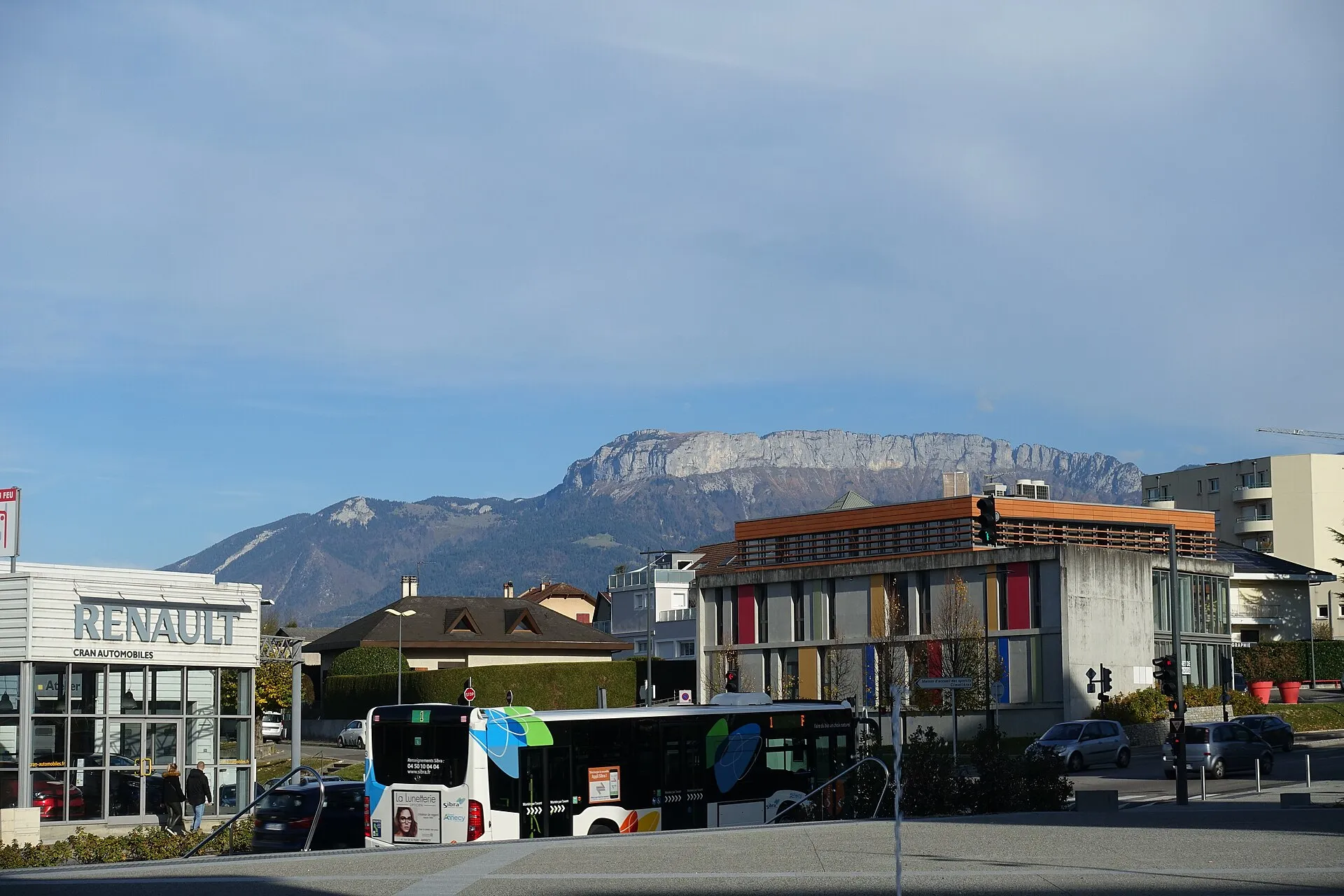 Des immeubles de logements dans l'écoquartier des Passerelles, à Annecy