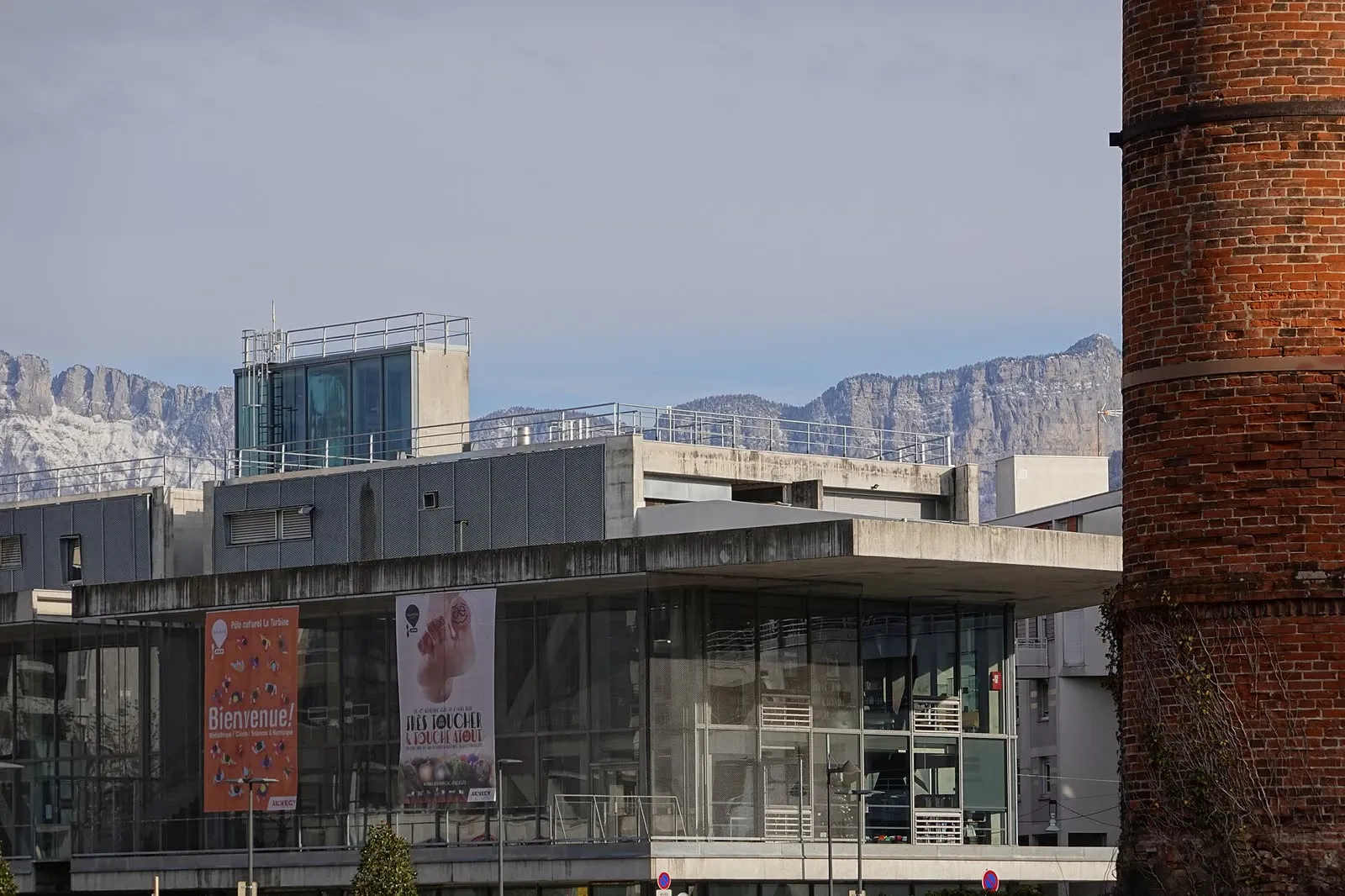 Le quartier des Passerelles, à Cran-Gevrier, où se trouve la médiathèque de La Turbine