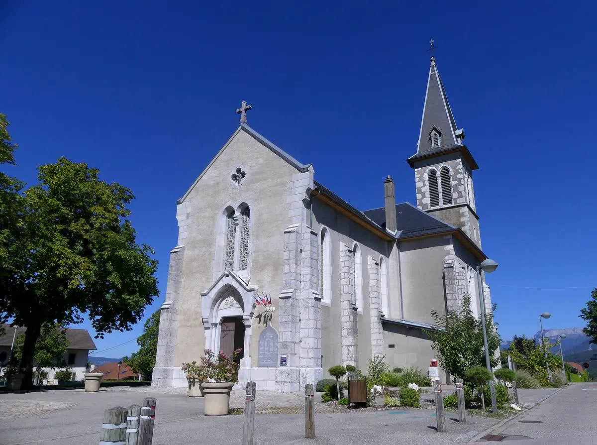 L'église Saint-Martin du hameau de Vieugy, sur les hauteurs de Seynod